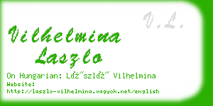 vilhelmina laszlo business card